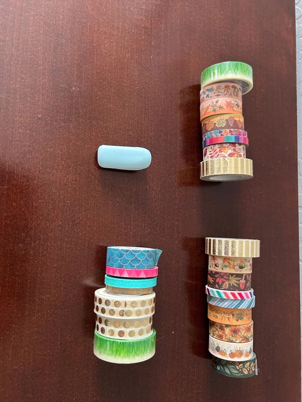 Washi Tape Assortment 24 pieces with Washi tape cutter